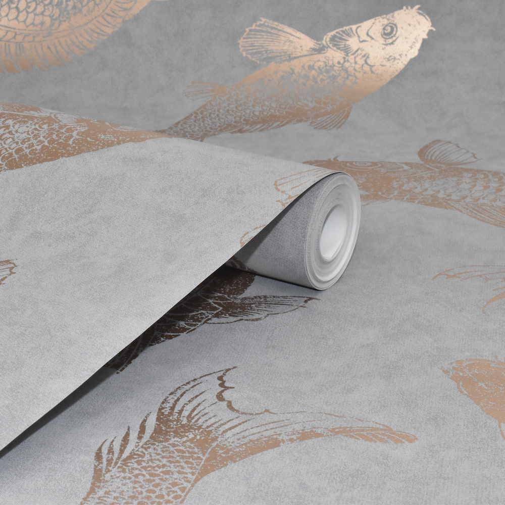 Graham & Brown Pisces Slate Grey Wallpaper - Graham And Brown Pisces - HD Wallpaper 