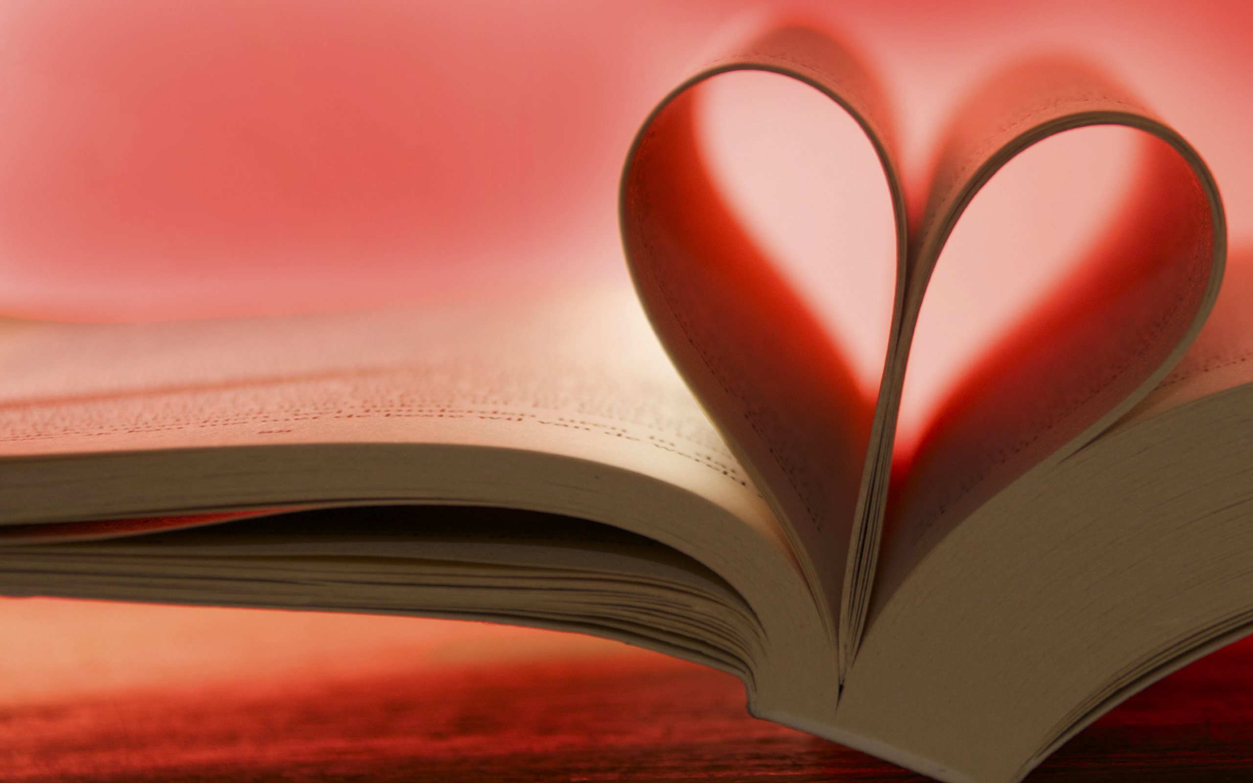 Books With Hearts - HD Wallpaper 