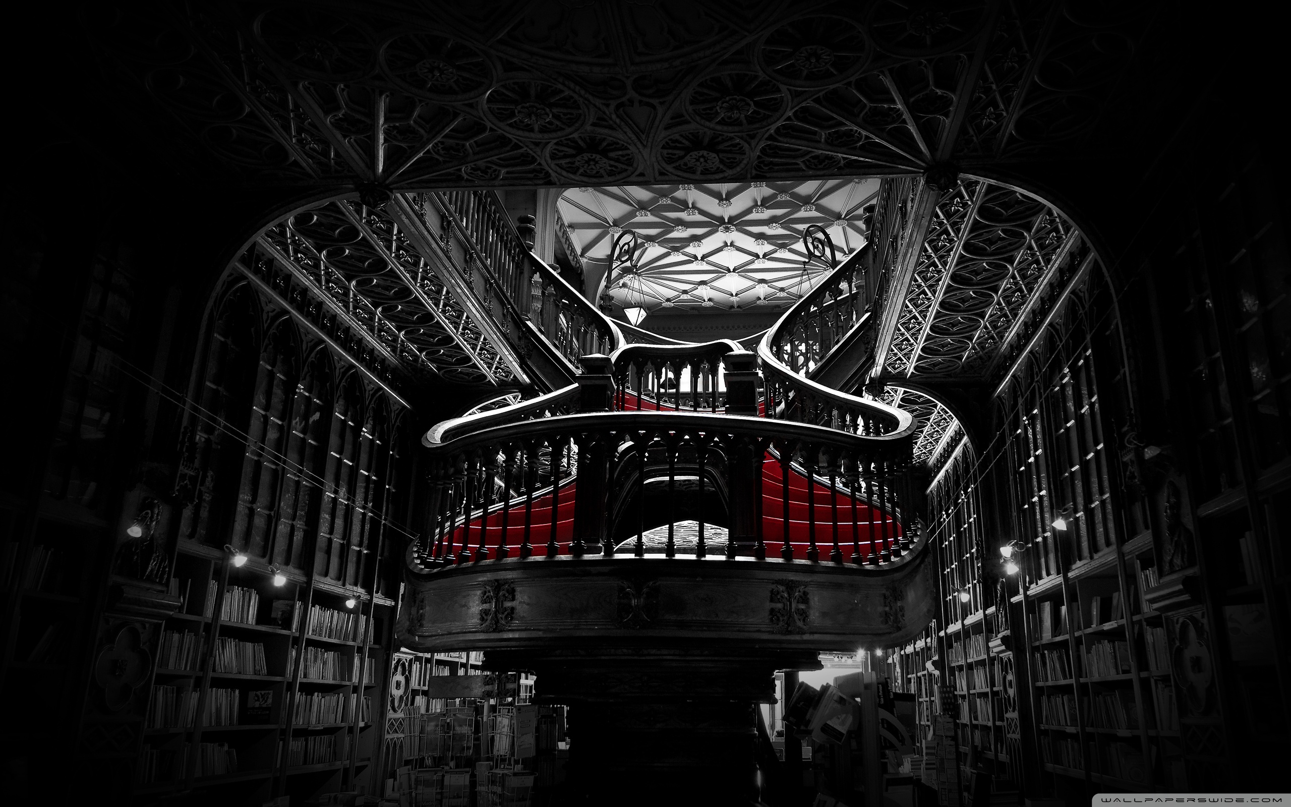 Livraria Lello & Irmão - HD Wallpaper 