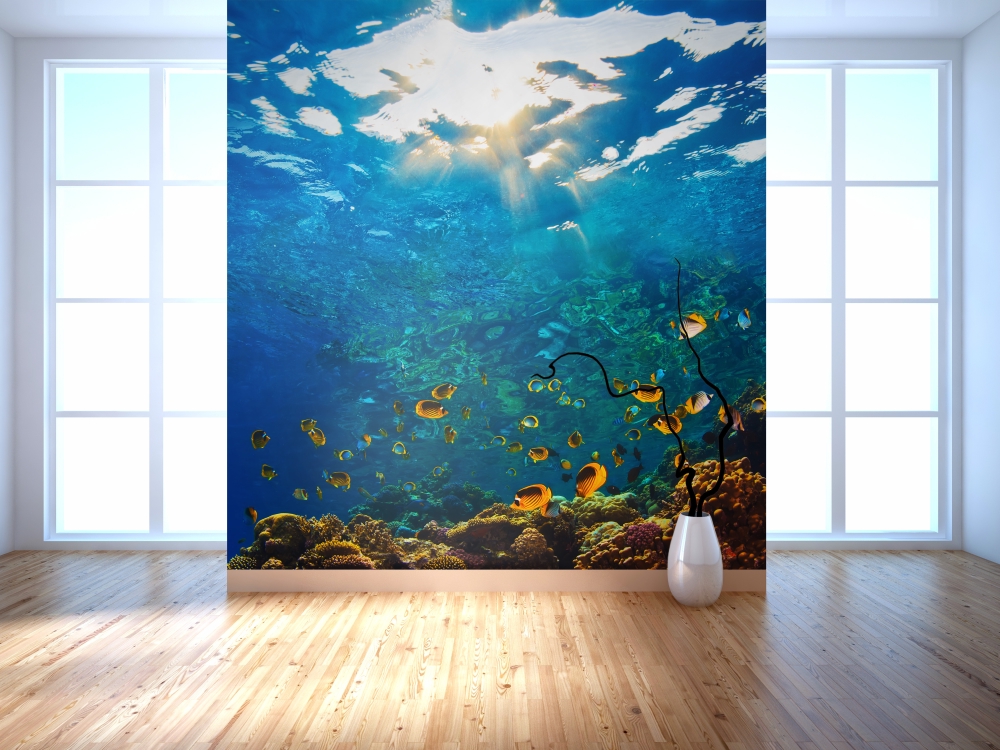 Underwater Life Painting - HD Wallpaper 