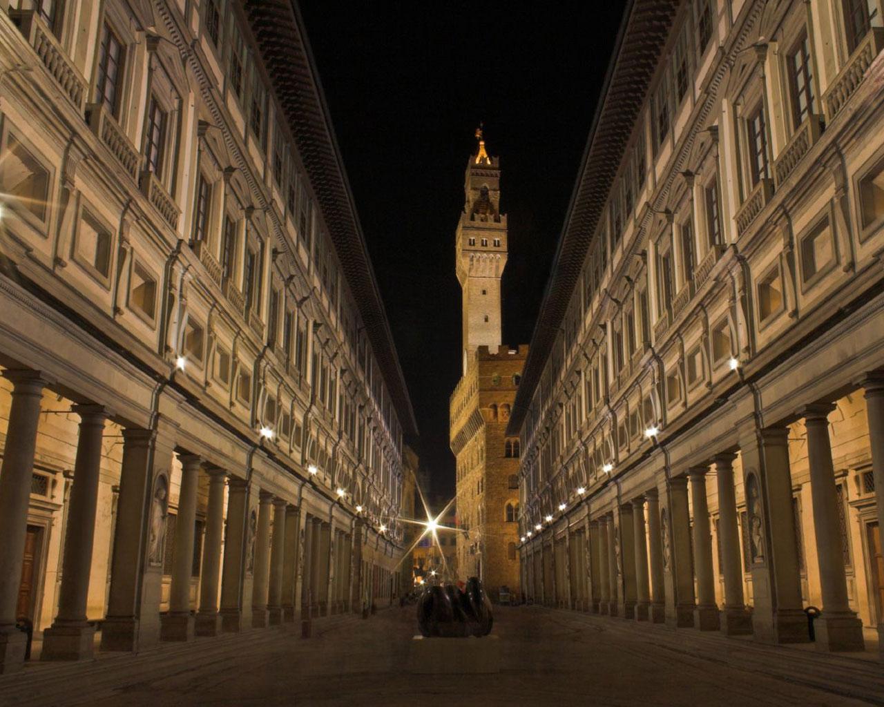 Uffizi Wallpaper - Gallery Of The Uffizi - HD Wallpaper 