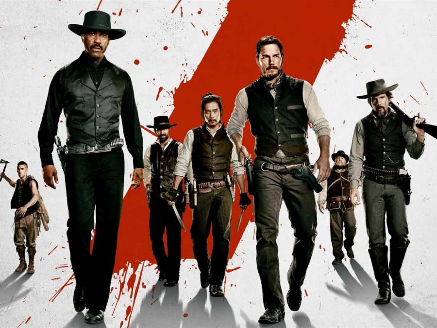 Wallpaper Magnificent Seven, Denzel Washington, Chris - Chris Pratt Western Magnificent Seven - HD Wallpaper 