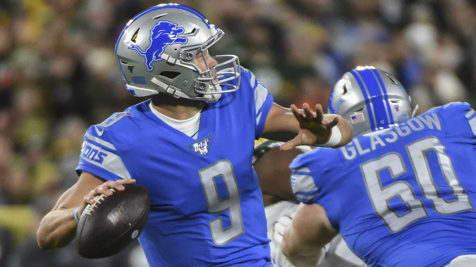 Nfl Week 8 Dfs Picks - Matthew Stafford 2019 Vs Vikings - HD Wallpaper 