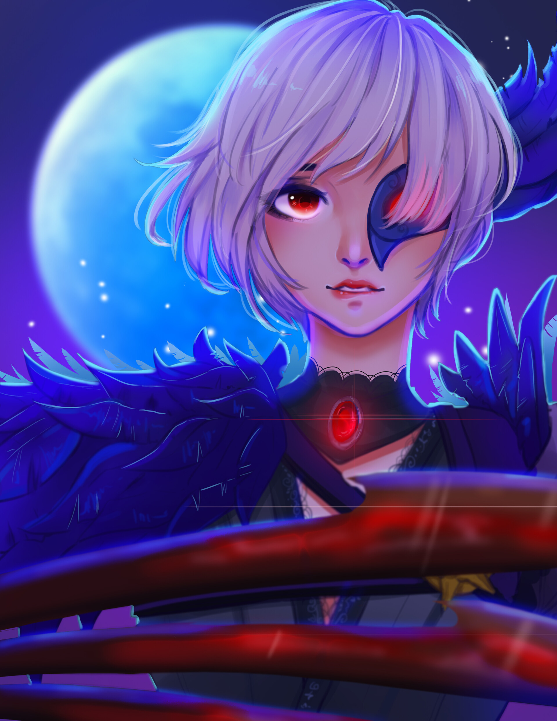 Mobile Legends Natalia Midnight Raven - HD Wallpaper 