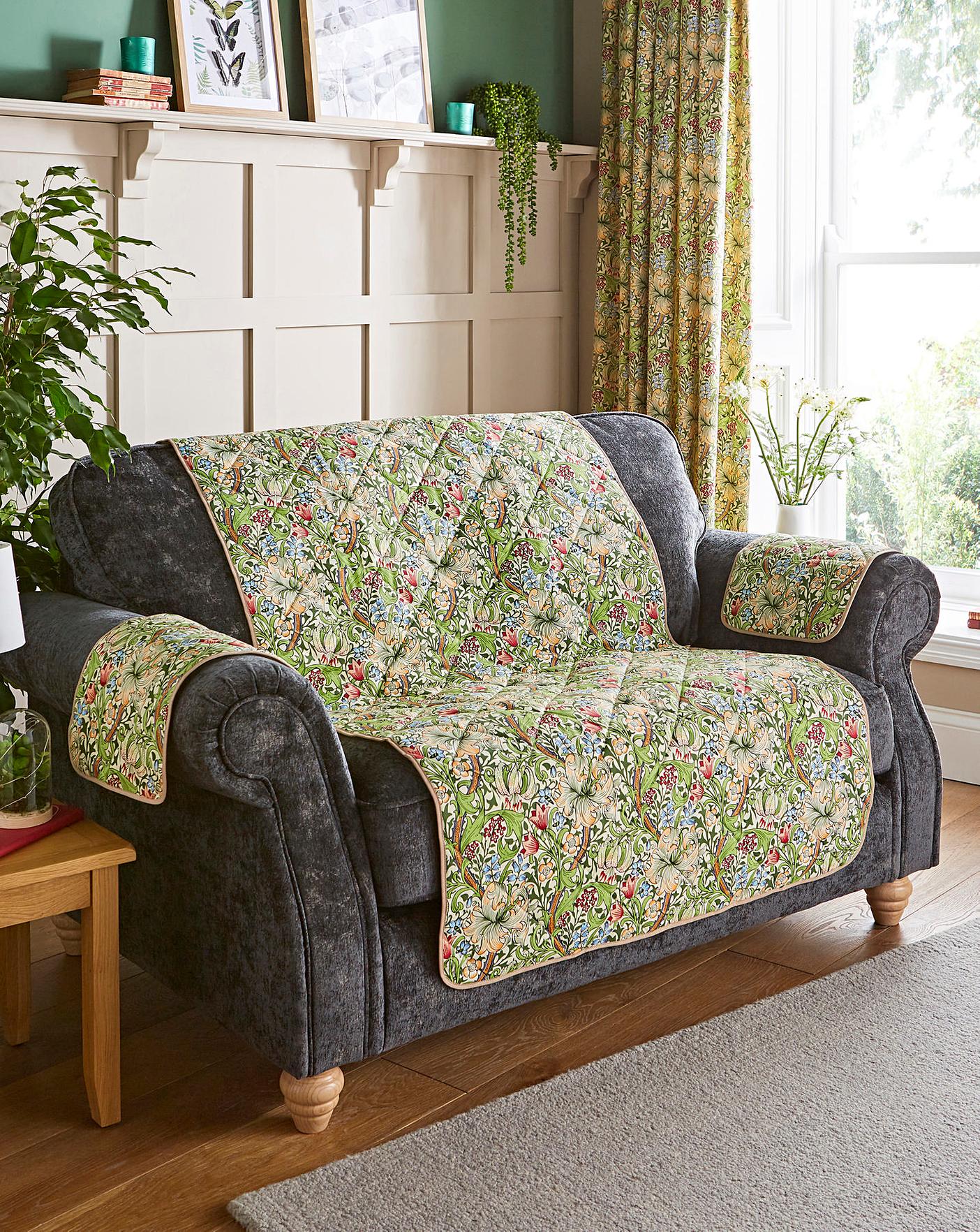 William Morris Golden Lily Bed Throw - HD Wallpaper 