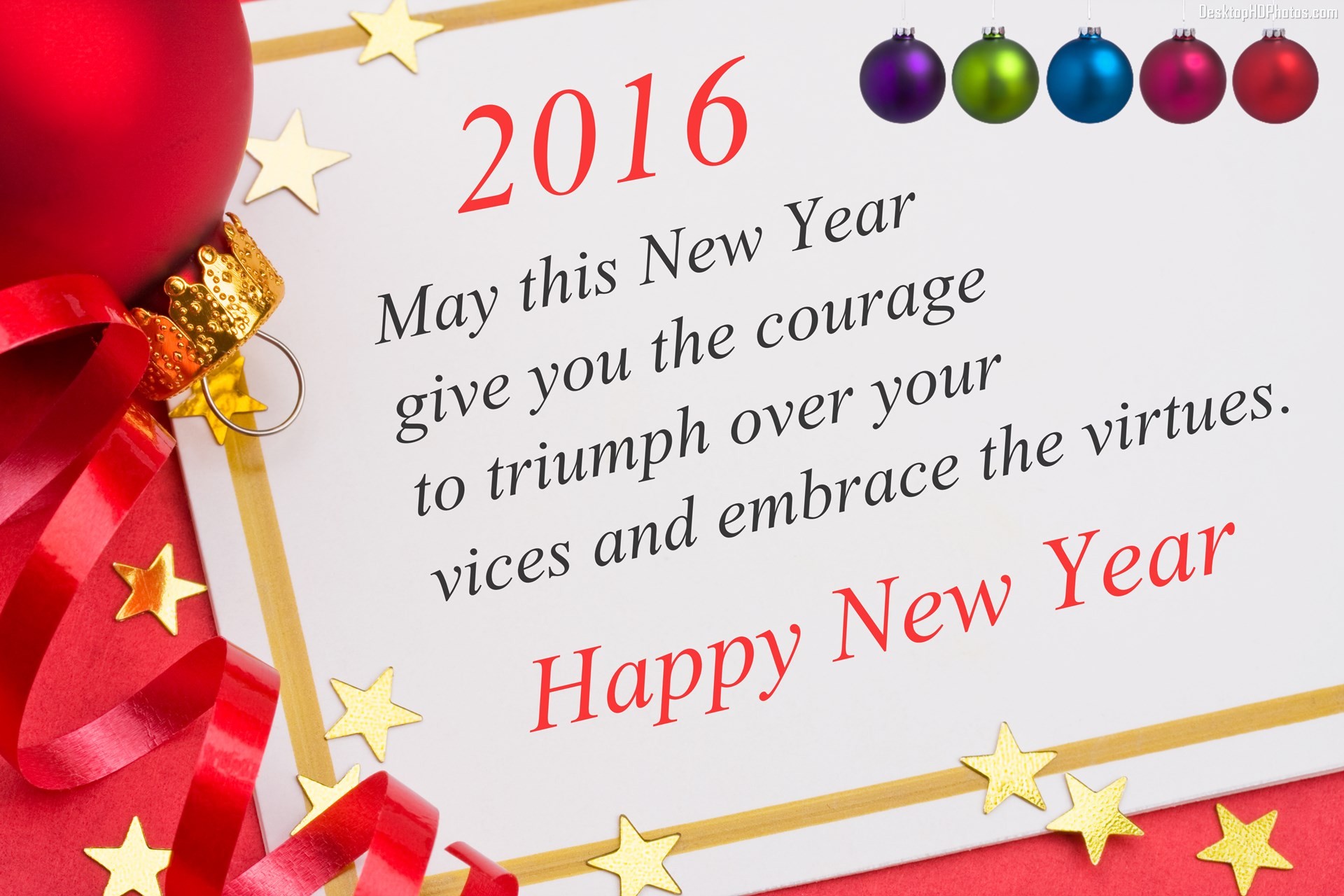 Beautiful Happy New Year Wallpapers Hd - Thought Of Happy New Year - HD Wallpaper 