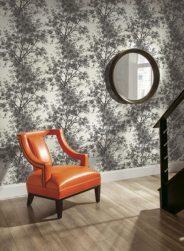 Ashford House Tree Silhouette - HD Wallpaper 