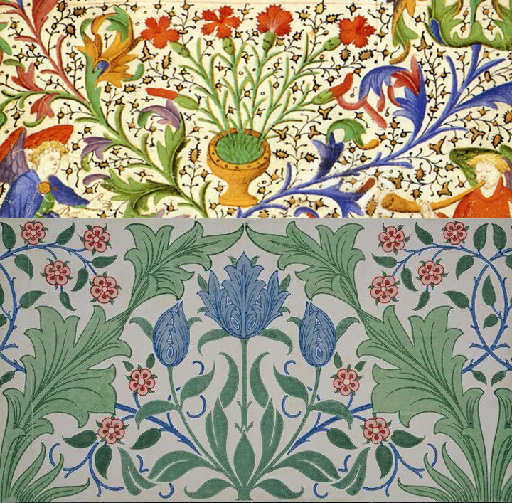 William Morris Designs Flowers - HD Wallpaper 