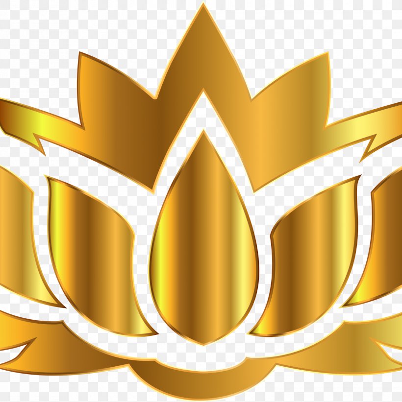 Flower Nelumbo Nucifera Desktop Wallpaper Clip Art, - Gold Lotus Logo Free - HD Wallpaper 