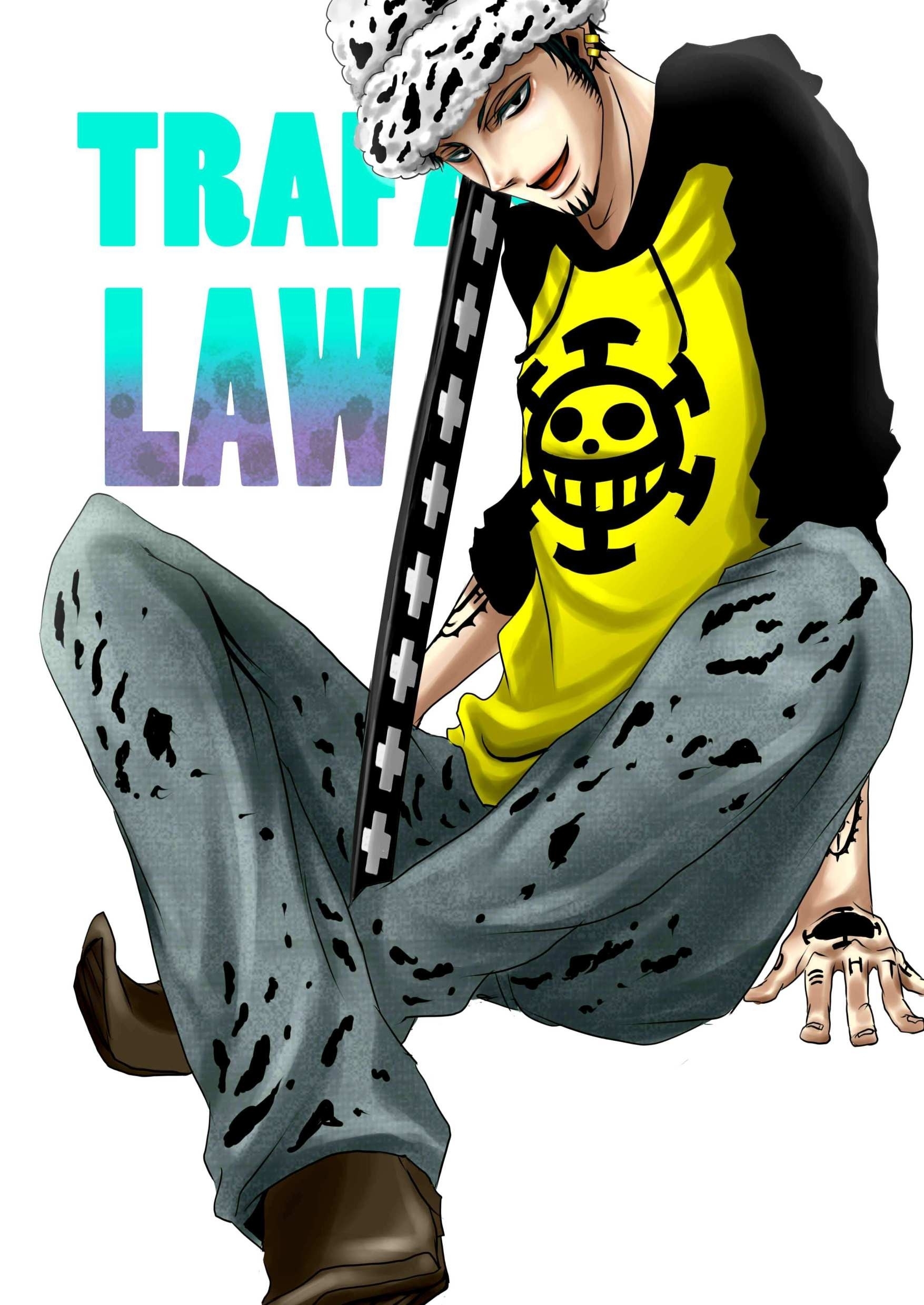 One Piece Anime Trafalgar Law Wallpaper - Trafalgar Law - HD Wallpaper 