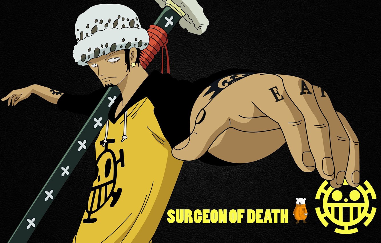 Photo Wallpaper Sword, Game, One Piece, Pirate, Anime, - One Piece Trafalgar Law - HD Wallpaper 