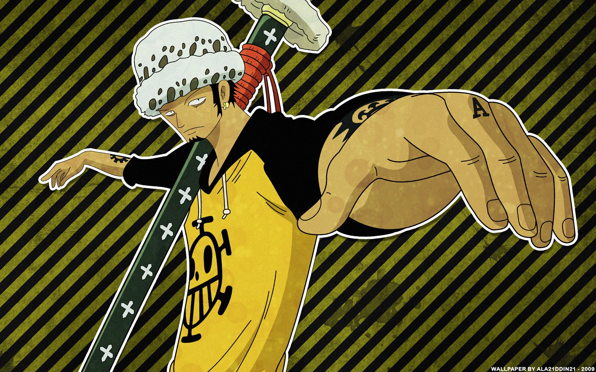 Anime One Piece Trafalgar Law - HD Wallpaper 