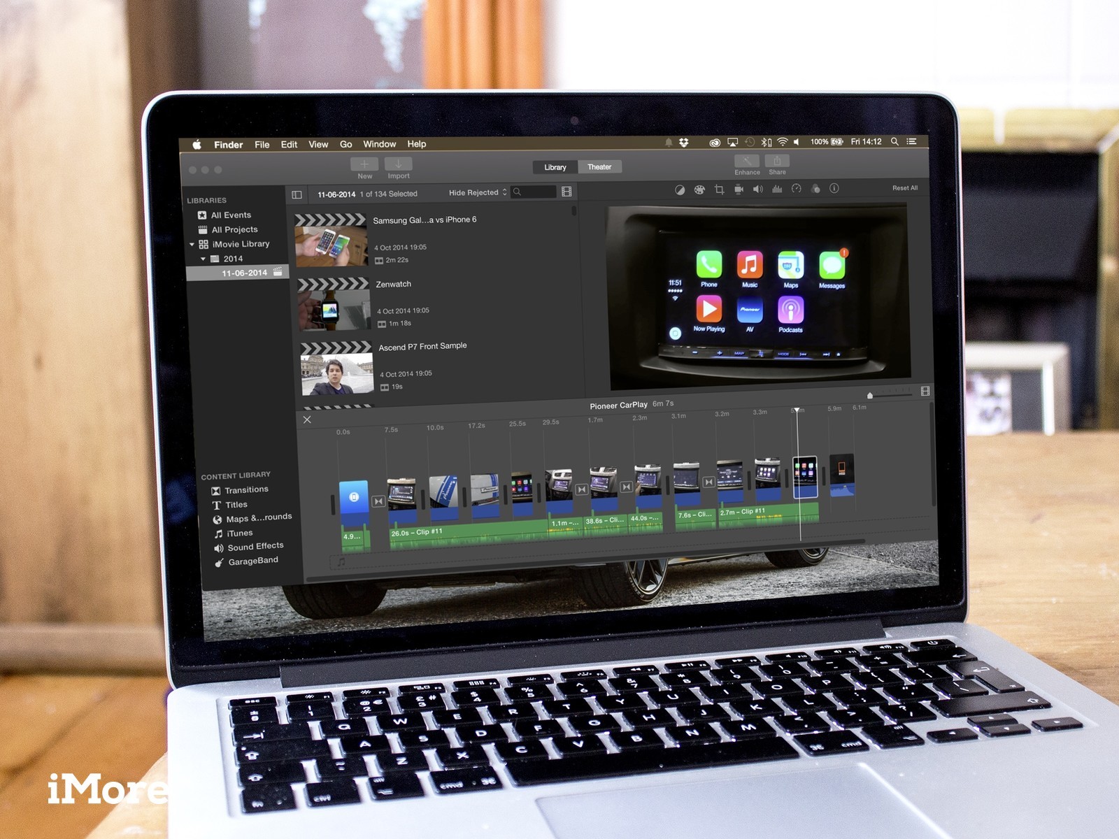 Imovie For Mac Picks Up 4k Video Editing Support - Imovie Video Editing Mac - HD Wallpaper 