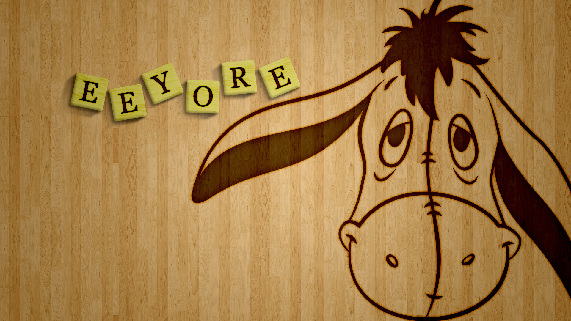 Eeyore Wallpaper - Eeyore - HD Wallpaper 