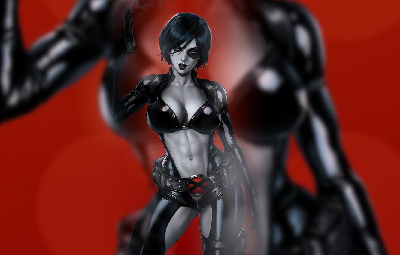 Photo Wallpaper Girl, Sexy, Art, In A Black Suit - Секси Арт - HD Wallpaper 