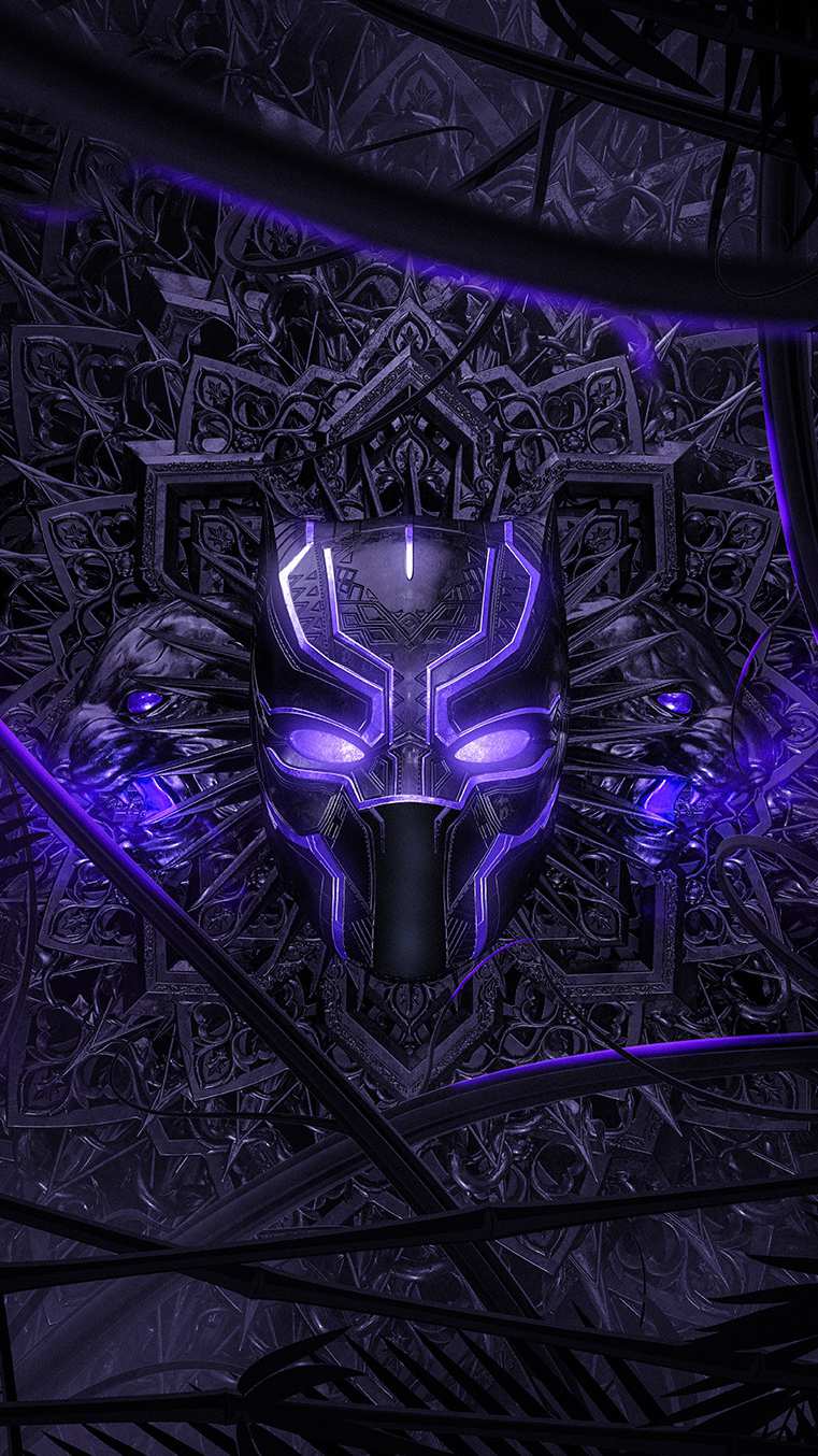 Vibranium Suit Black Panther Purple Suit - HD Wallpaper 