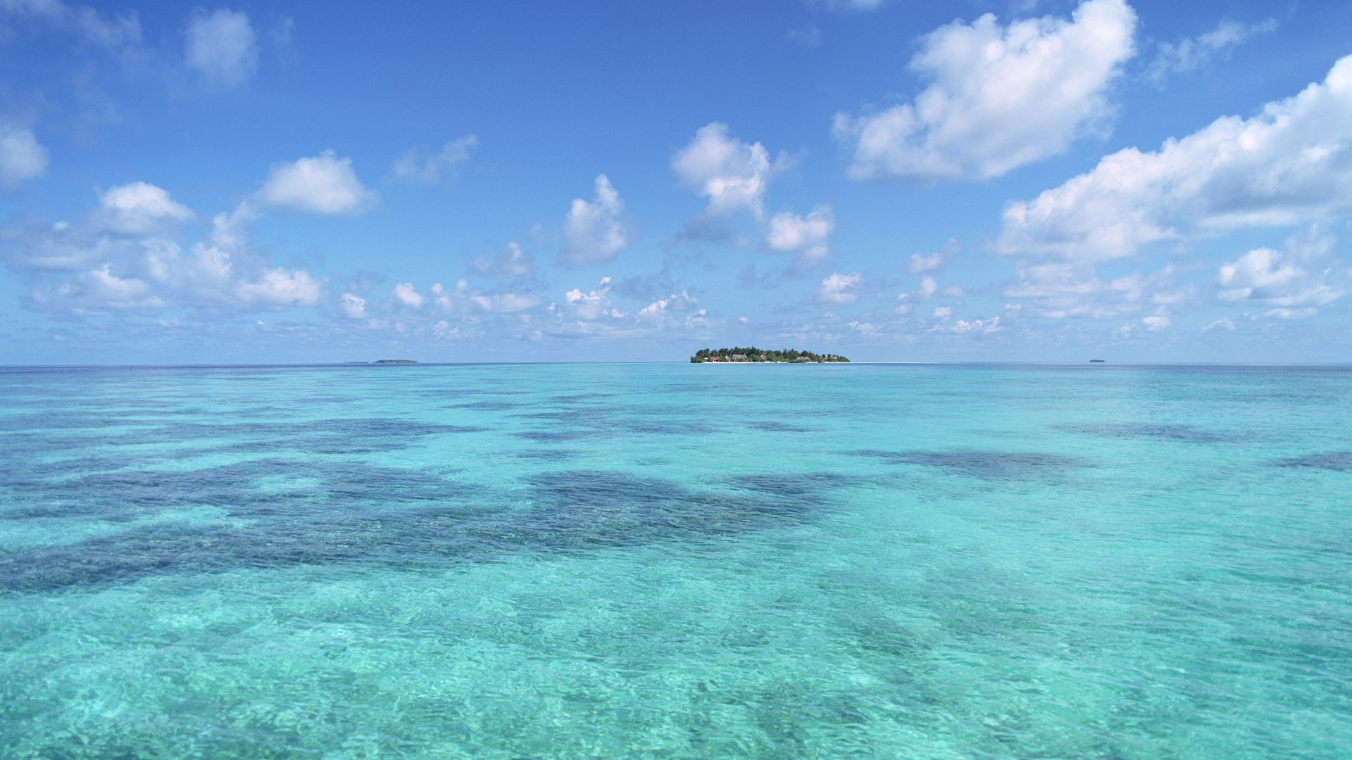 Hawaii S Aquamarine Sea And Blue Sky1920x1080第2 Wallpaper - Sea - HD Wallpaper 