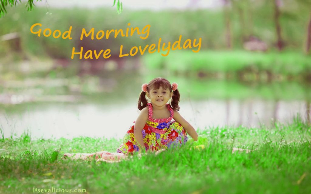 Good Morning With Cute Girl Wallpaper - Nature Good Morning Images Hd - HD Wallpaper 