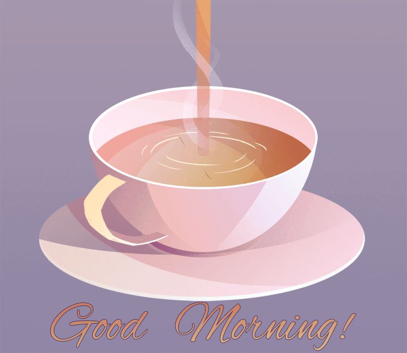 Good Morning Gif - HD Wallpaper 