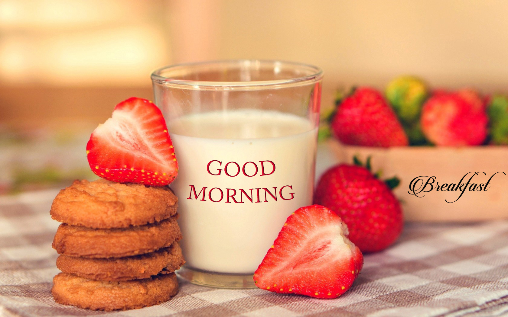 Good Morning Breakfast Milk Wallpapers And Backgrounds - Good Morning With Food - HD Wallpaper 