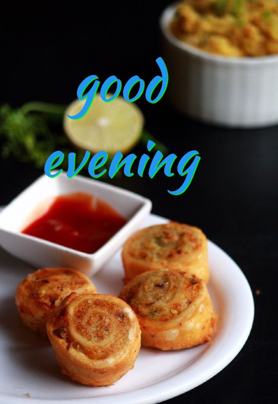 Awesome Good Evening Photos - Good Evening With Snacks - HD Wallpaper 