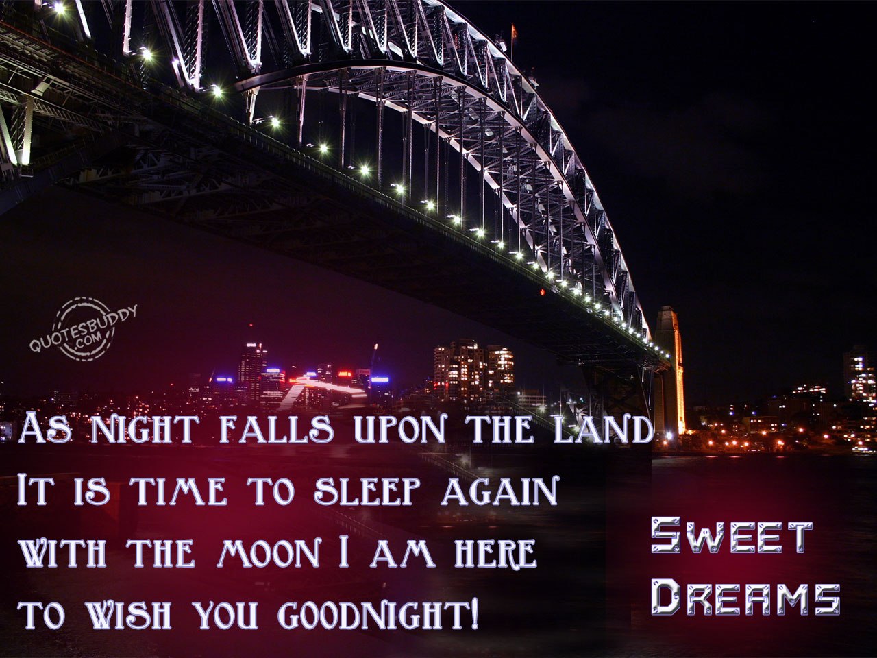 Am Here To Wish You Good Night - Sydney Harbour Bridge - HD Wallpaper 