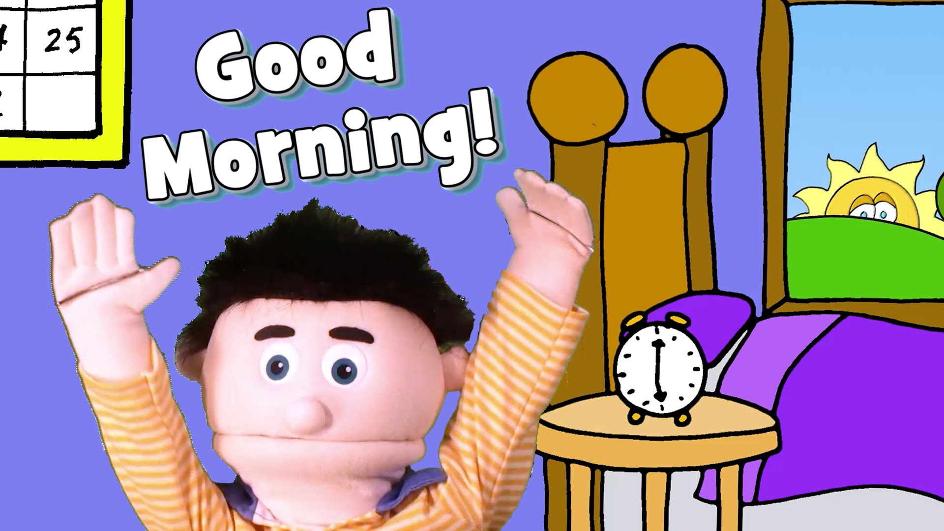 Good Morning Song For Kids - HD Wallpaper 