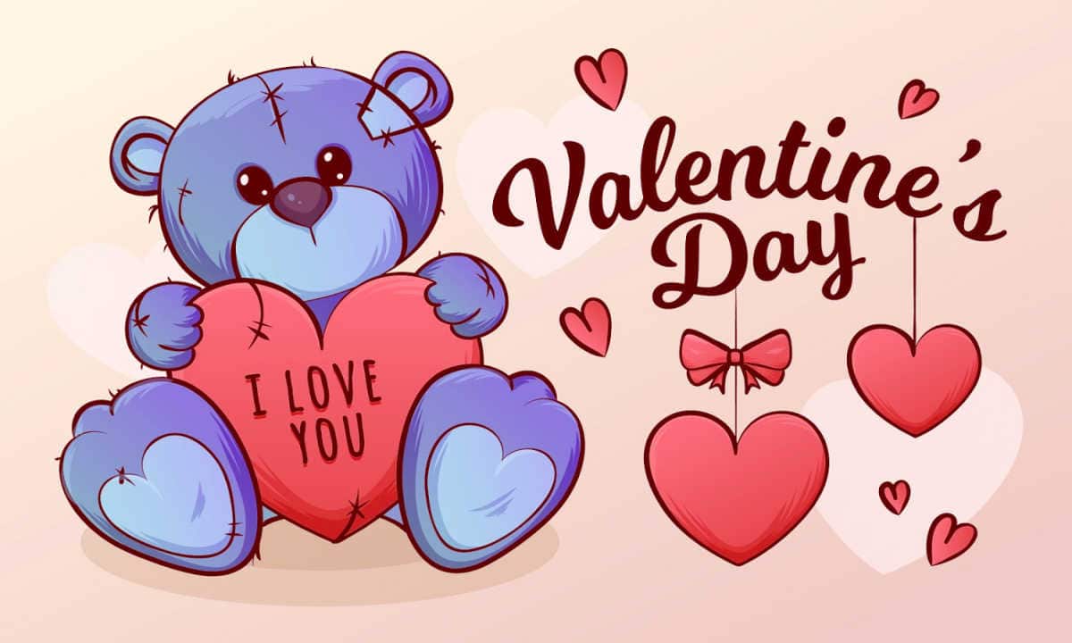 Valentine Day 2020 Cartoon - HD Wallpaper 