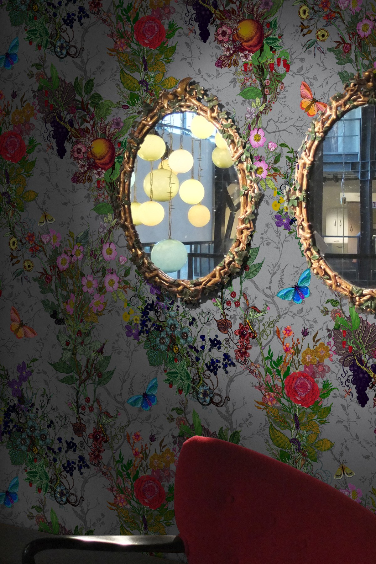 Timorous Beasties Bloomsbury Garden - HD Wallpaper 