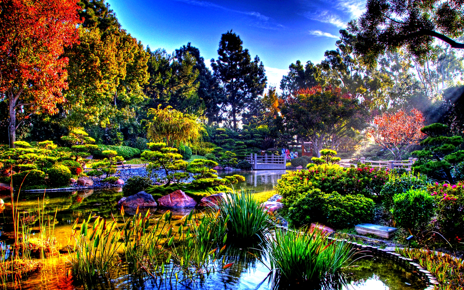 Japanese Garden Hd - HD Wallpaper 