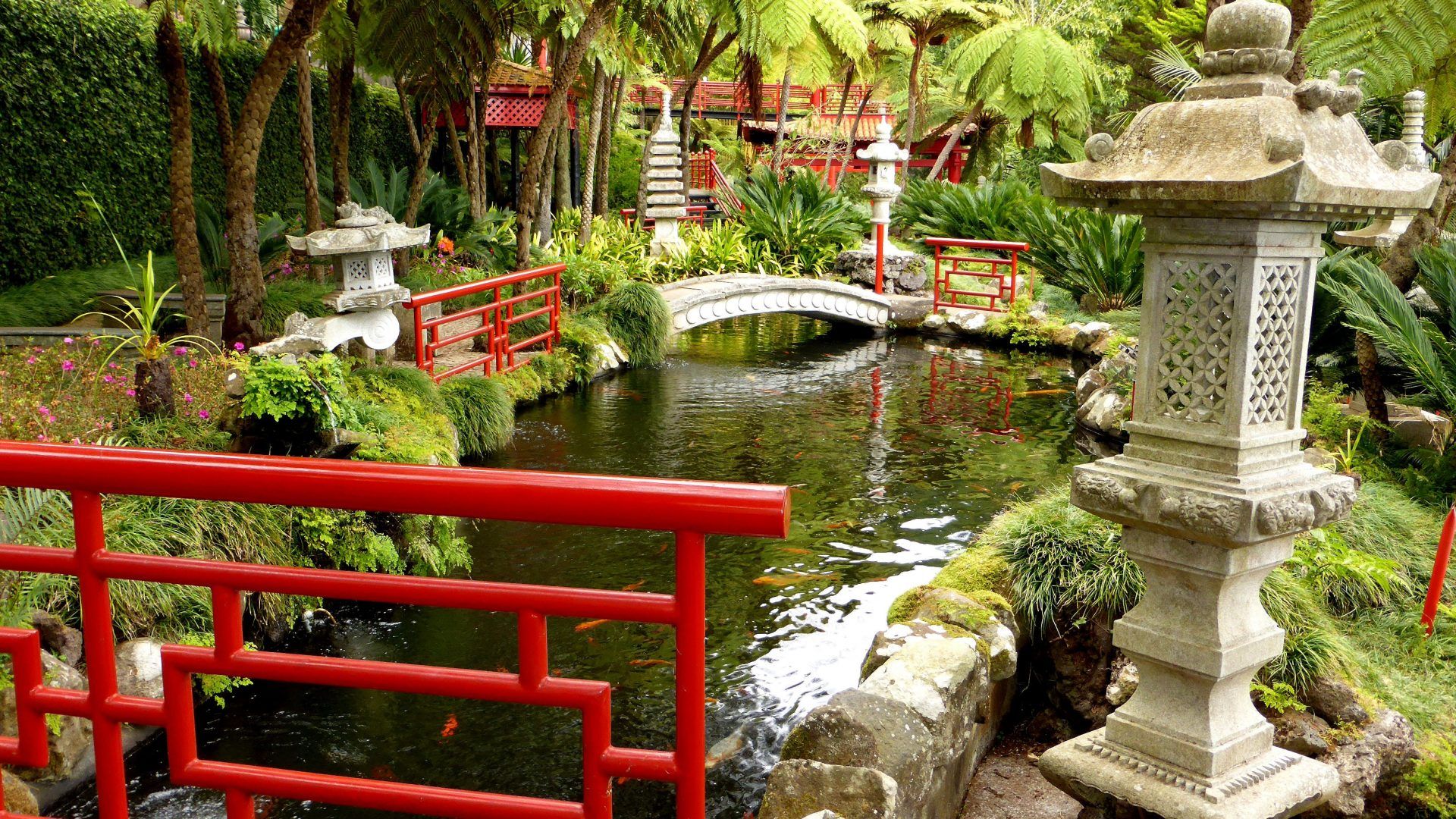 Chinese Gardens 1080p - HD Wallpaper 