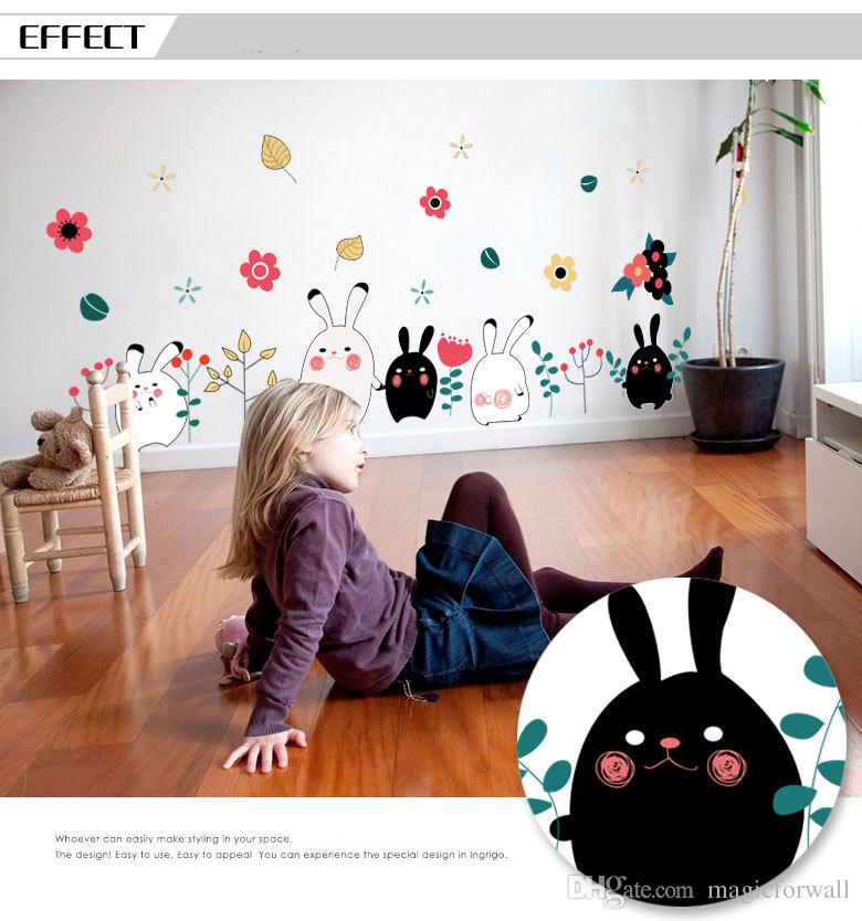 Pared Pintada De Conejos - HD Wallpaper 