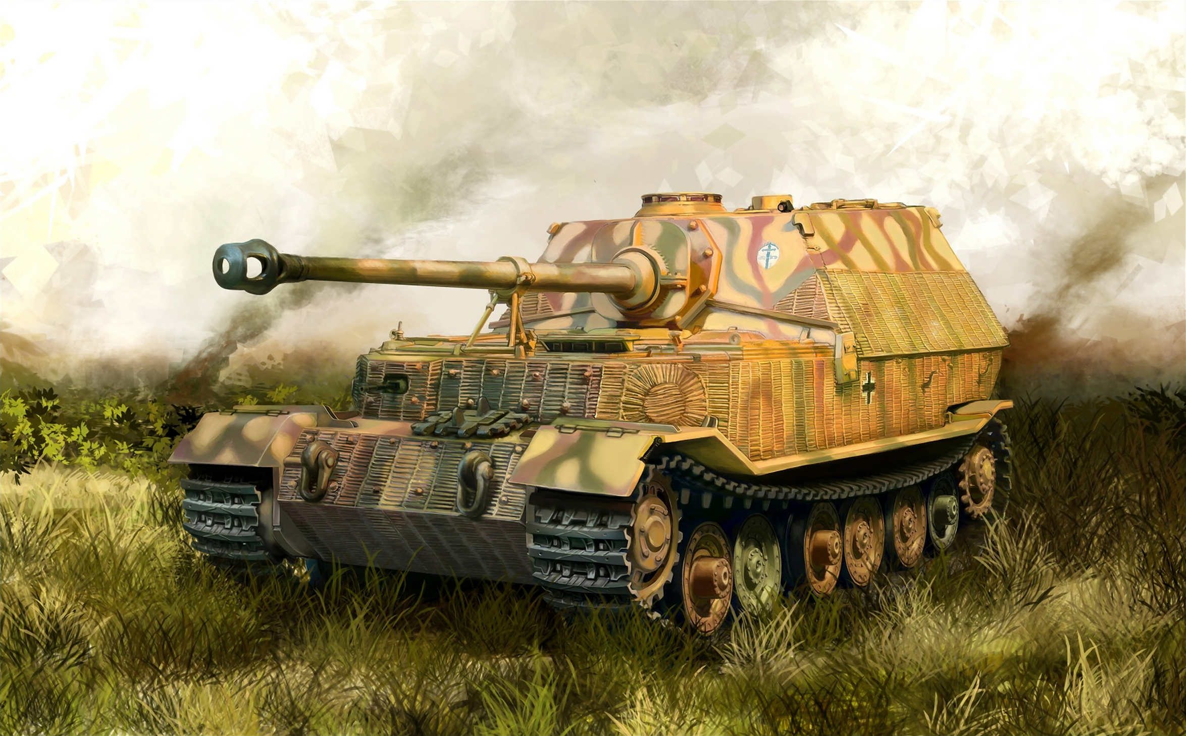 Elefant Tank - HD Wallpaper 