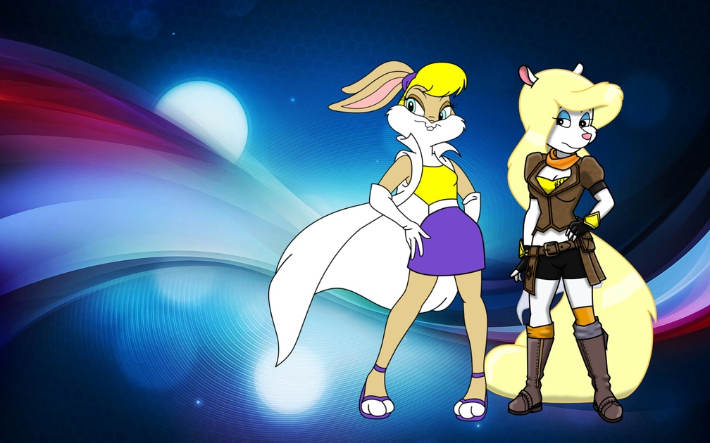 Lola Bunny And Minerva Mink - HD Wallpaper 