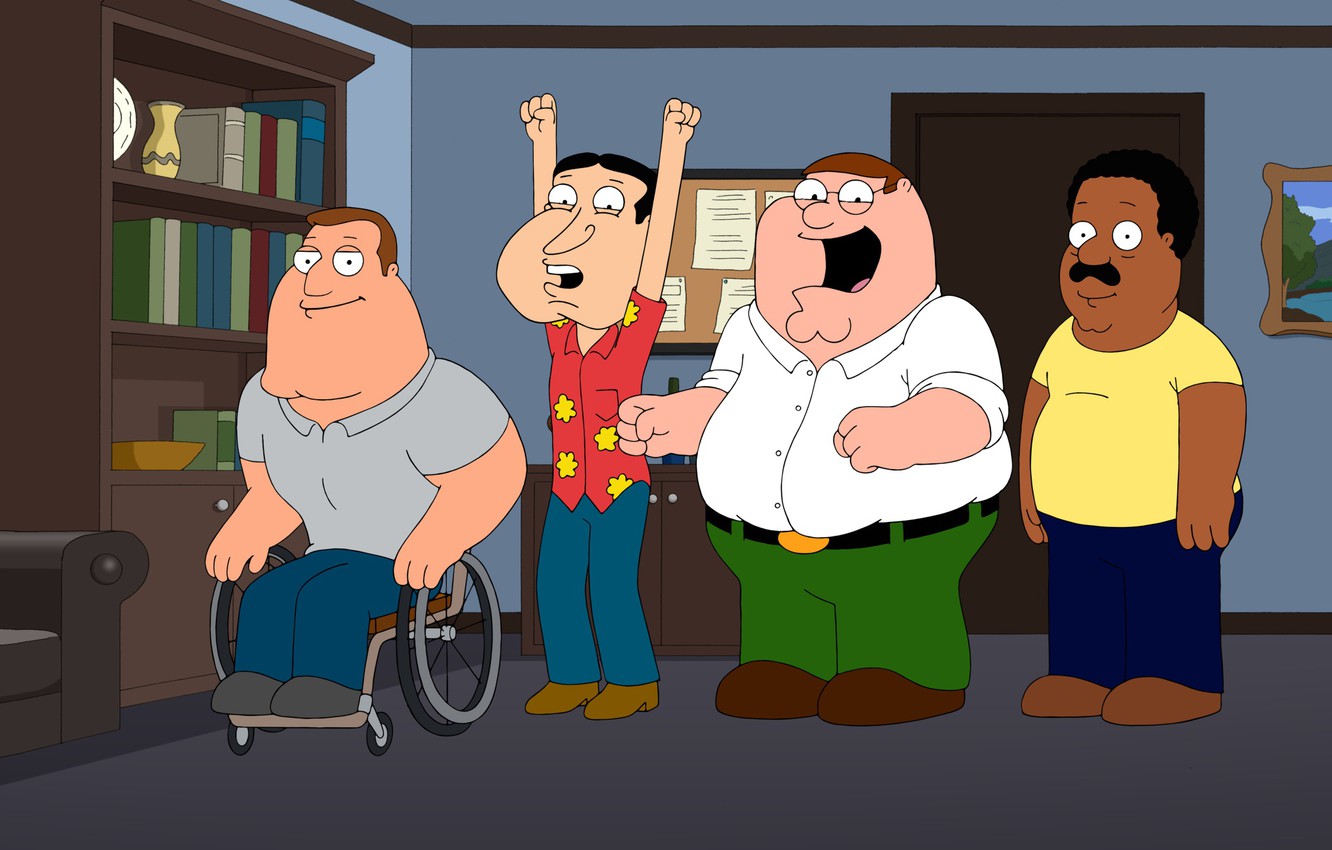 Photo Wallpaper Family Guy, Family Guy, Cartoon, Brown, - Family Guy - HD Wallpaper 