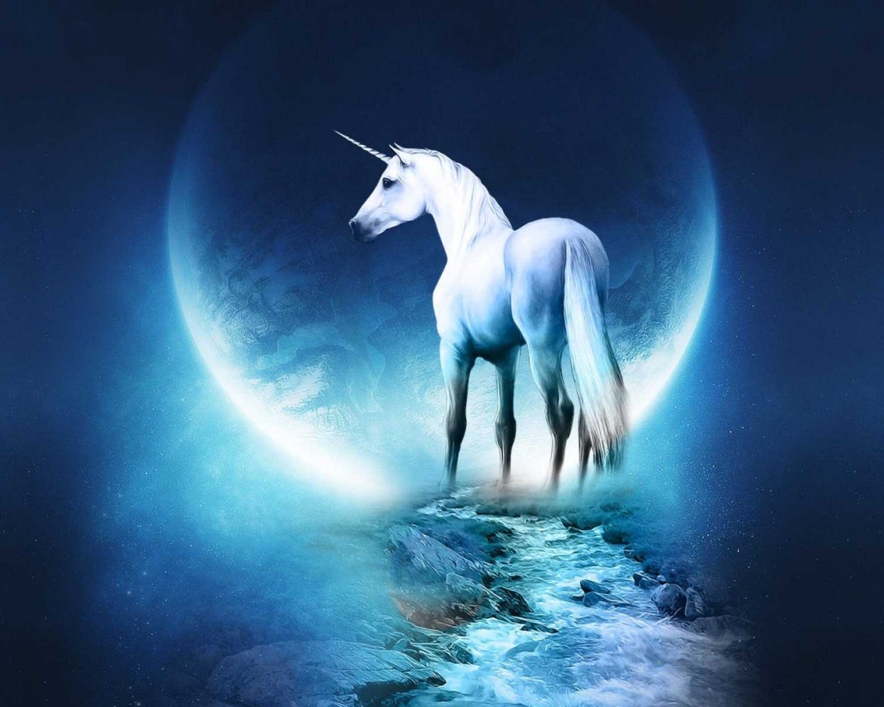 Unicorn White Wallpaper Iphone Lock Screen Horse - HD Wallpaper 