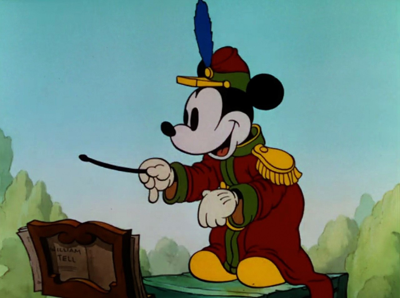 Mickey Mouse The Band Concert - Mickey Mouse Band Conductor - HD Wallpaper 