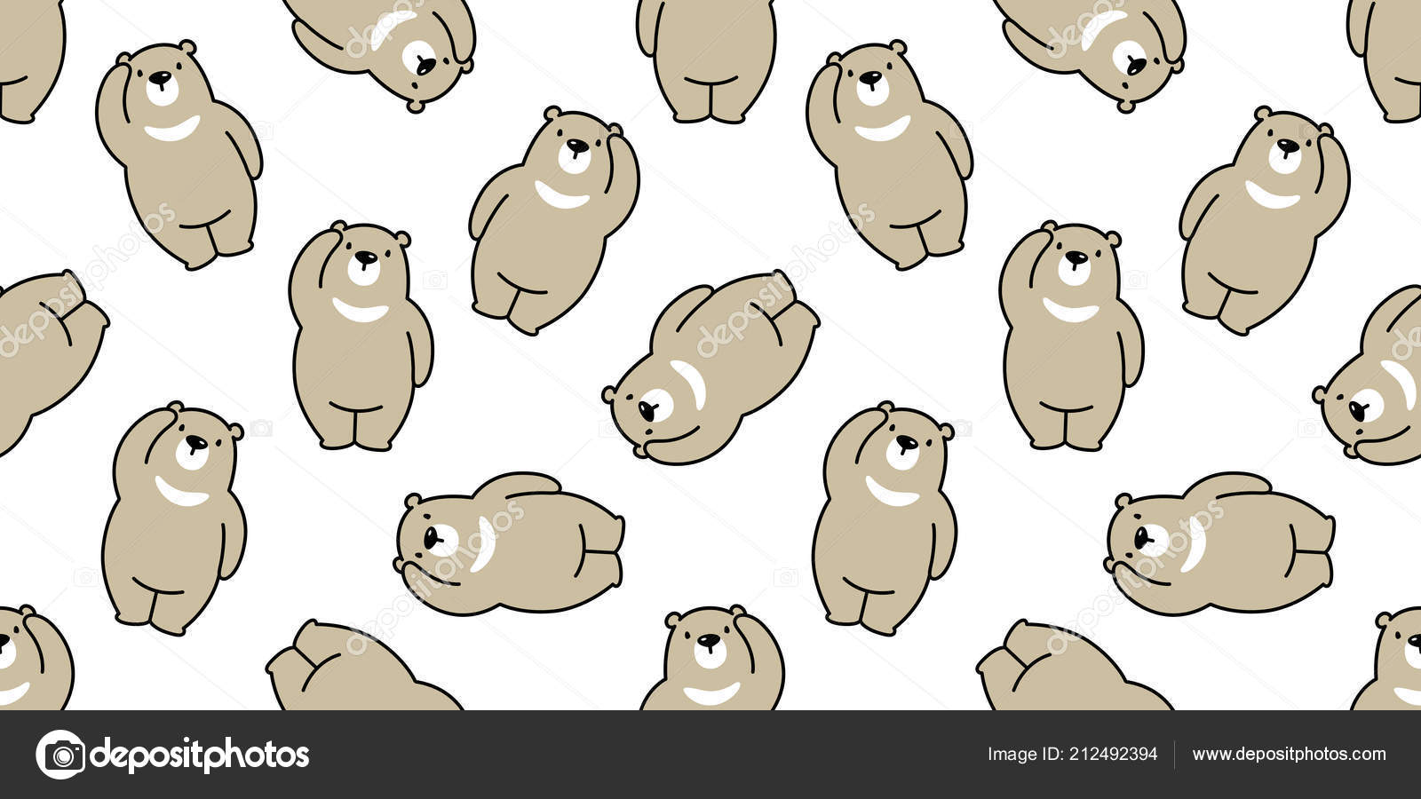 Urso Desenho - HD Wallpaper 