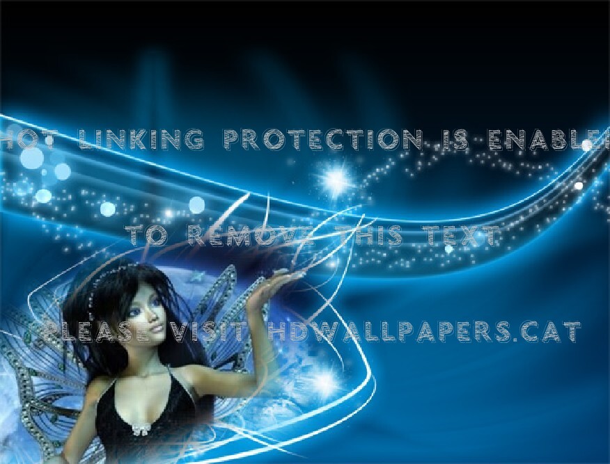 Fairy Magick Abstract 3d Faery Magik Blue - Wallpaper - HD Wallpaper 