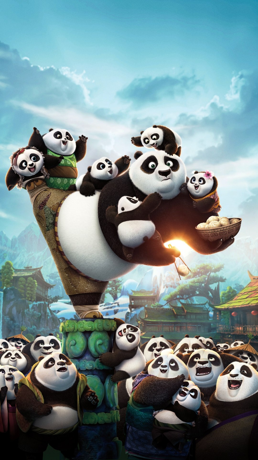 Kung Fu Panda 3 Cute Panda - Kung Fu Panda Wallpaper For Mobile - HD Wallpaper 