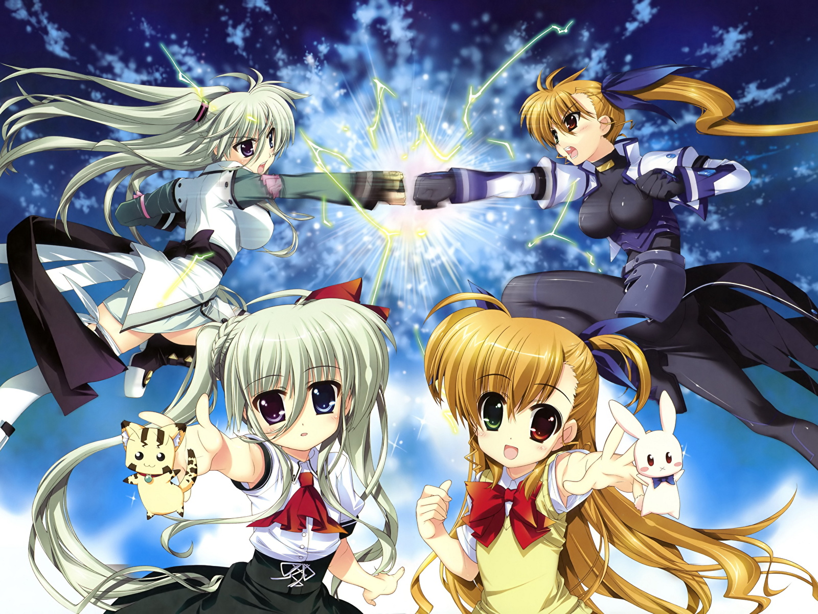 Mahou Shoujo Lyrical Nanoha Vivid - HD Wallpaper 