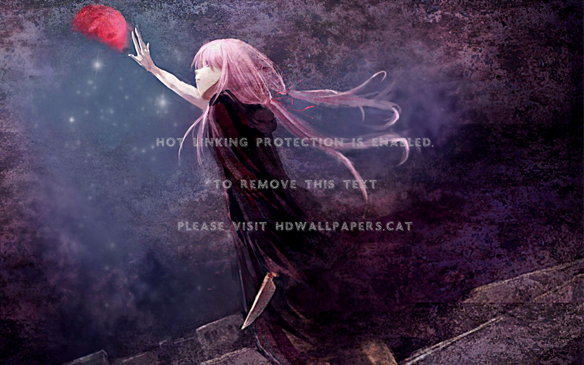 Mirai Fantasy Sacrifice Moon Dark Magic - Yuno Gasai Half Moon - HD Wallpaper 