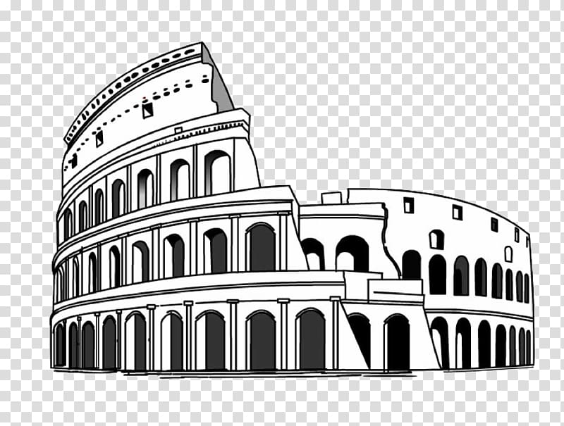 Colosseum Wall Decal Sticker, Colosseum Hd Transparent - Rome Colosseum Transparent Clipart - HD Wallpaper 