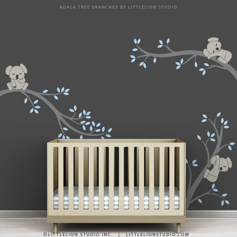 Stylish Baby Boy Wall Decor - Nursery Wall Stickers Uk - HD Wallpaper 