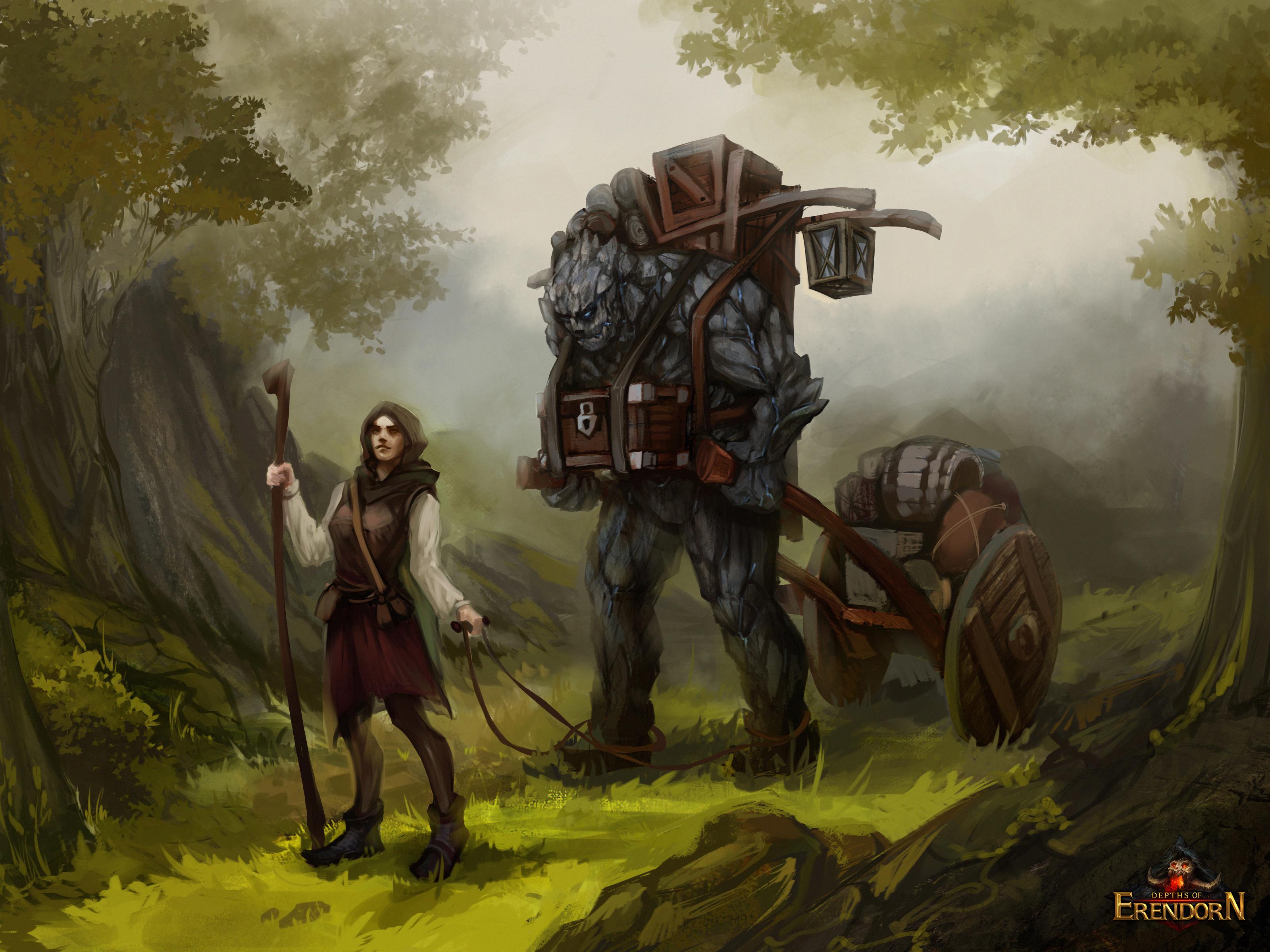 Stone Golem - HD Wallpaper 