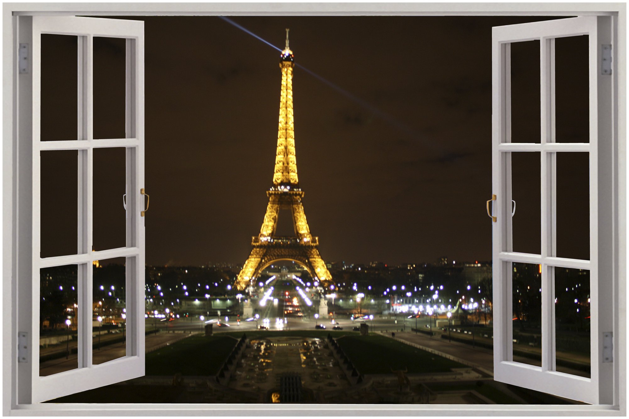 V - 0 - 6 270 - 6 Kb - The View From The Window - Img - Eiffel Tower - HD Wallpaper 