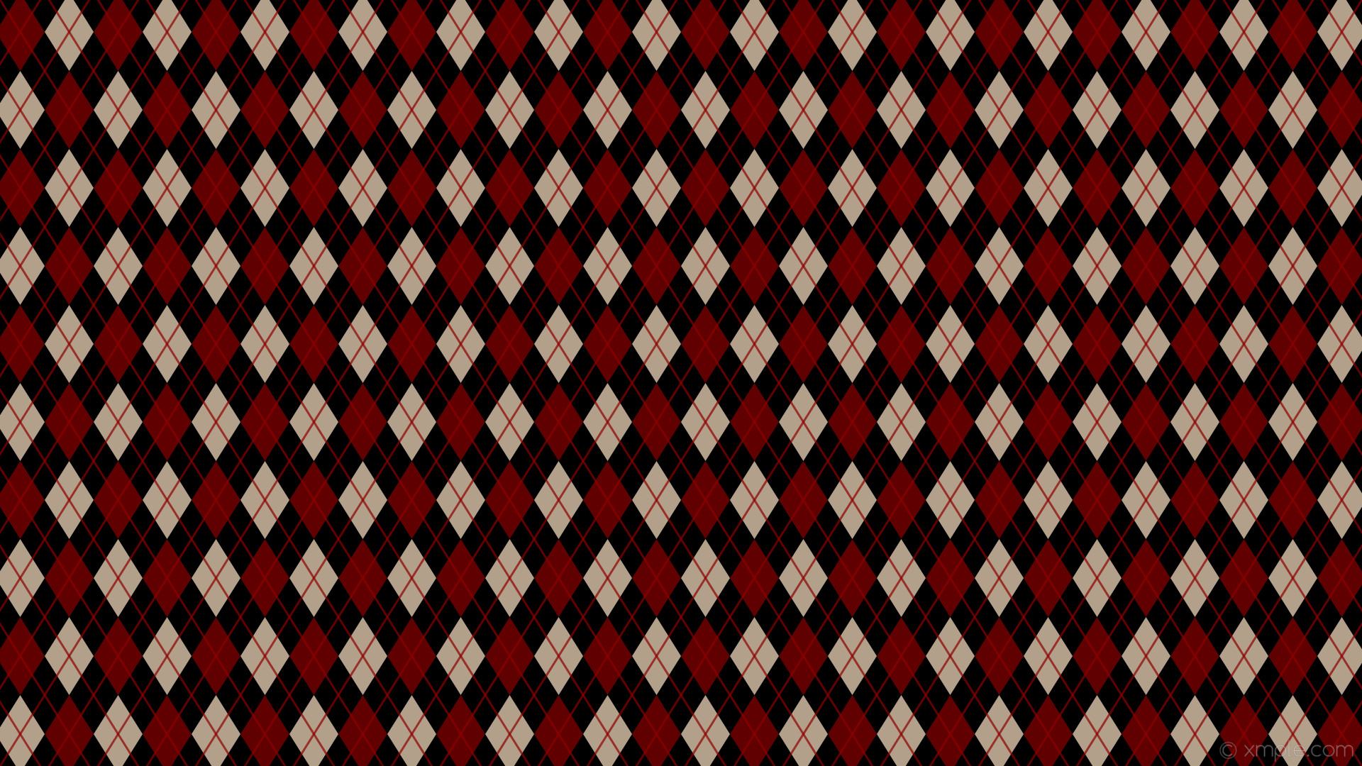 Wallpaper Brown Dual Argyle Diamonds Red Black Bisque - Red And Black Diamonds - HD Wallpaper 