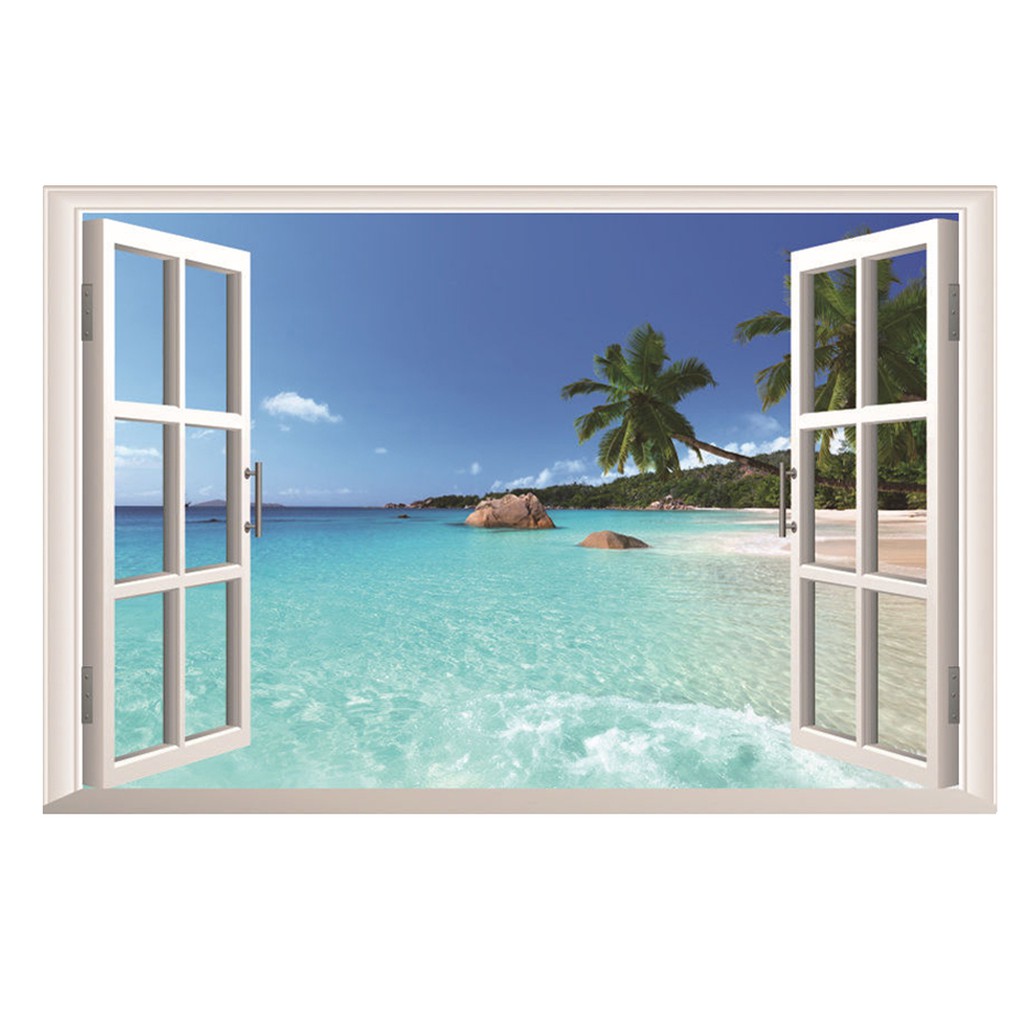 Window Mural Bathroom - 1024x1024 Wallpaper - teahub.io