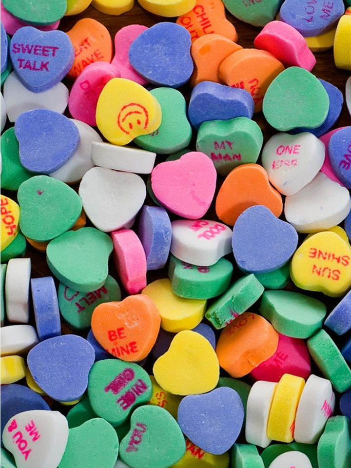 Clip Art Candy Hearts - HD Wallpaper 