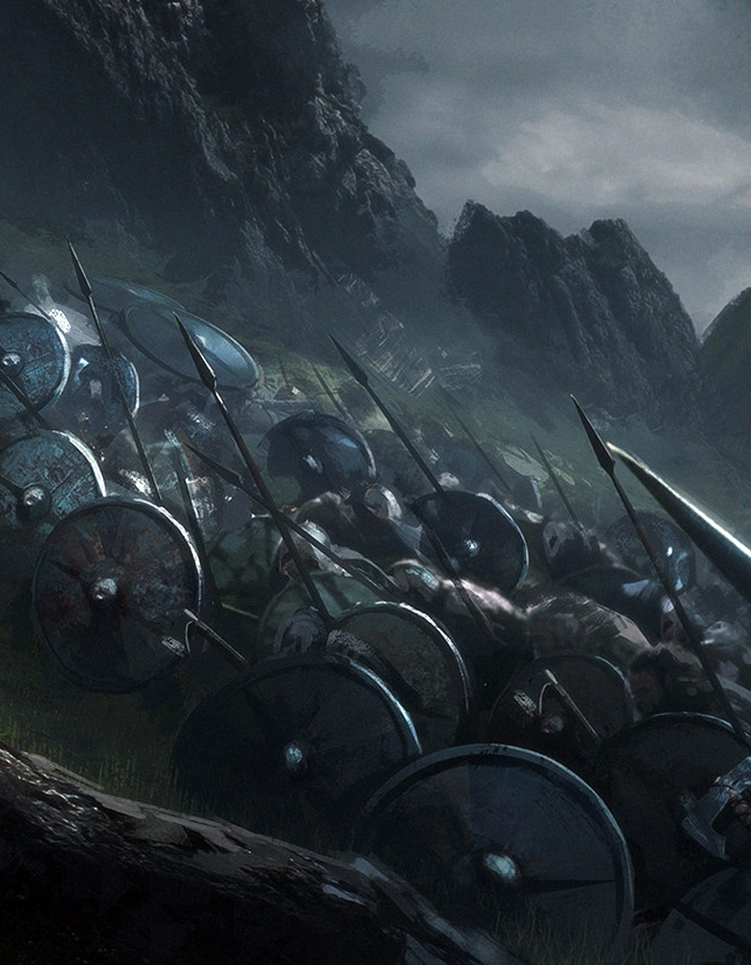 Vikings Artwork - HD Wallpaper 